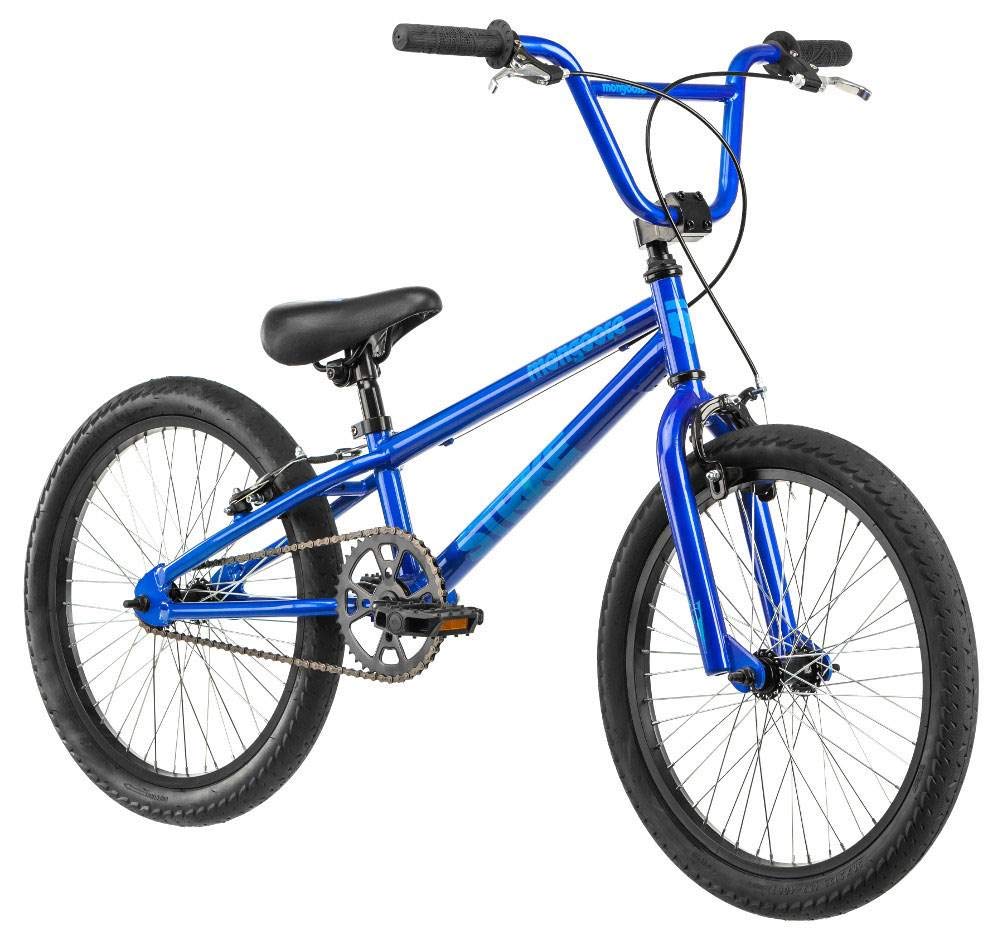 Mongoose 20-Inch Boy's Strike BMX Bicycle, Blue : Amazon.sg
